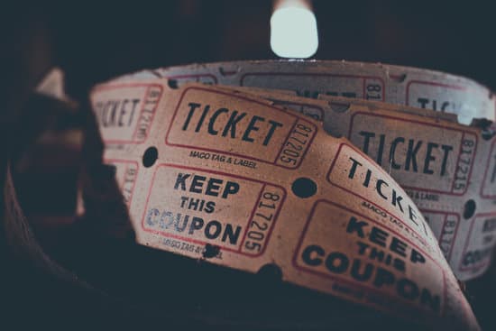 photo of cinema tickets