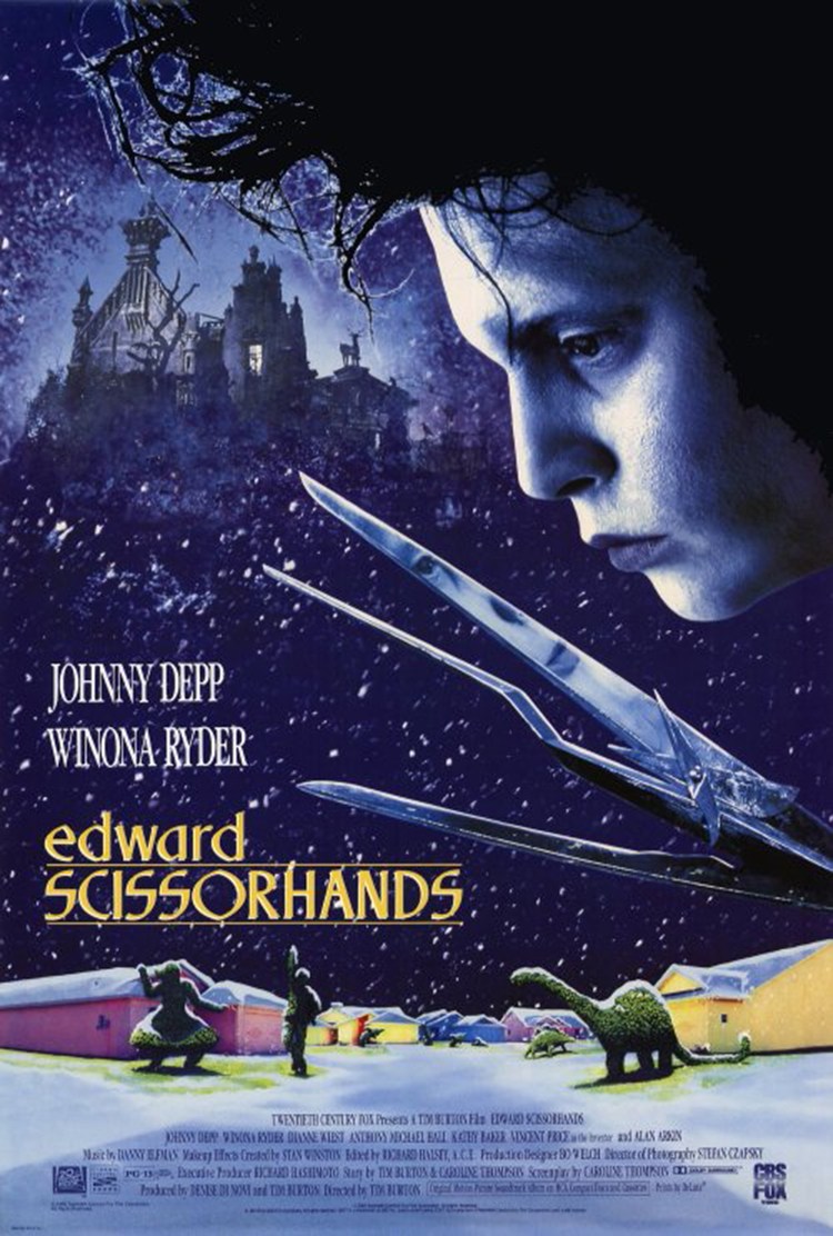 Poster of the movie Edward scissorhands